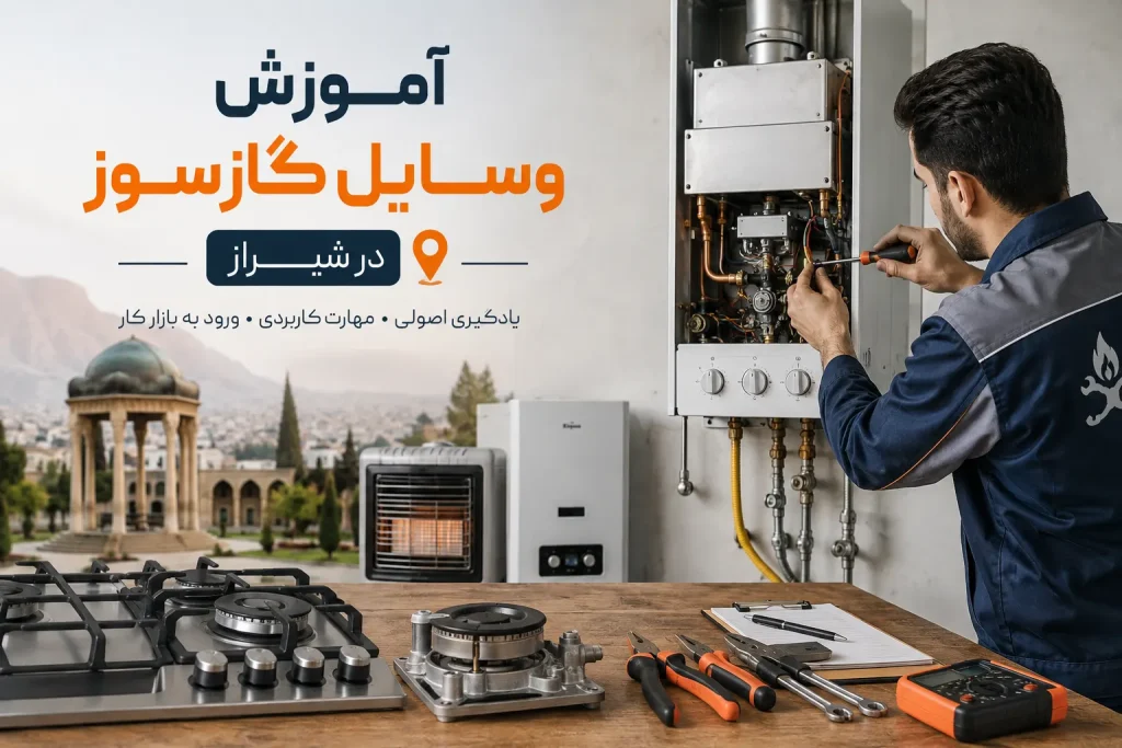 آموزش وسایل گازسوز در شیراز